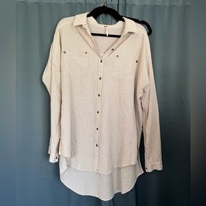 Free People Button Down Top size Small